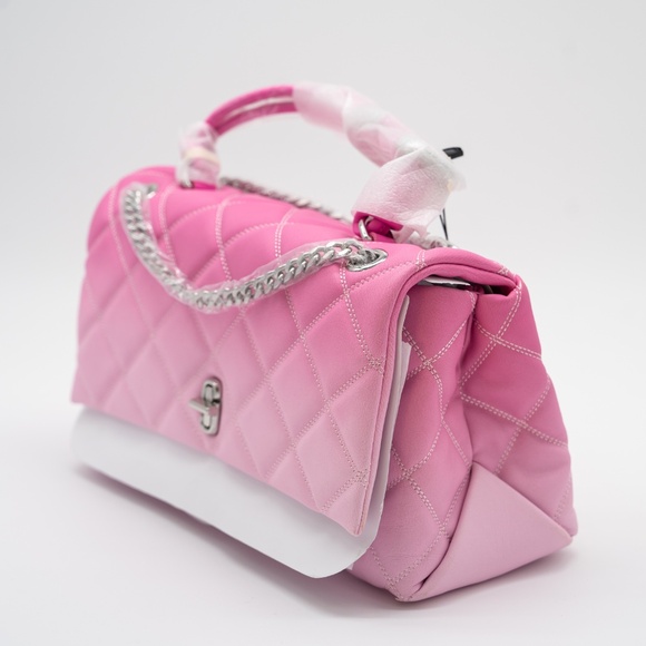 Marc Jacobs Shoulder Bag Dual Medium Chain Pink Ombre - Picture 4 of 11